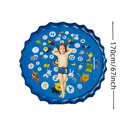 Water Fun toys outdoor water splash pad PVC inflatable swimming pool pad outdoor lawn play pad water amusement splash pad