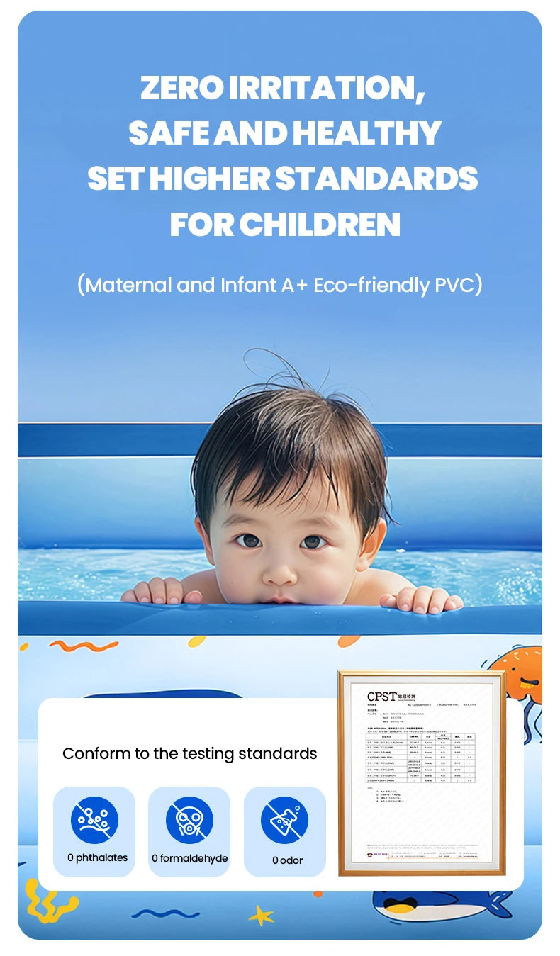 Inflatable Swimming Pool Large Size Indoor Outdoor Folding Pool Family Adult Baby Party Removable Swimming Pools for Children