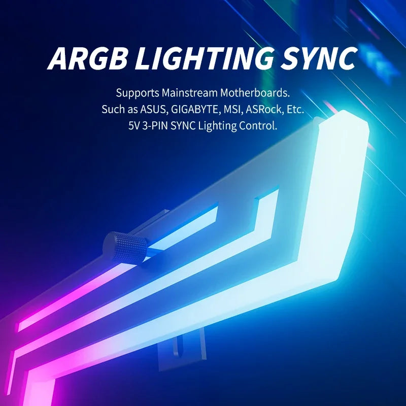 ARGB 5V 3PIN graphics card bracket adjustable height ARGB AURA SYNC computer graphics card VGA bracket