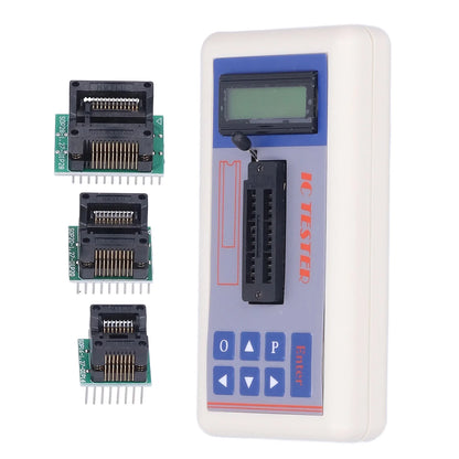 Transistor Tester TSH‑06F Integrated Circuit Tester IC Transistor Meter with 5V 3.3V AUTO Modes for Microelectronics Engineers