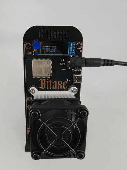 Bitaxe Gamma 601 1.2TH/s Solo Bitcoin Miner, 18W Low Power 15J/TH BM1370 Chip ASIC Crypto Mining Machine, 40dB Quiet Home BTC Mi