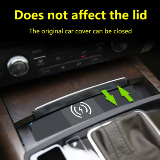 Fast Phone Charger For A6 C7 A7 S6 RS6 S7 RS7 2011-2018 Mobile Stand Holder Wireless Charging Usb Quick Charge Trim Interior