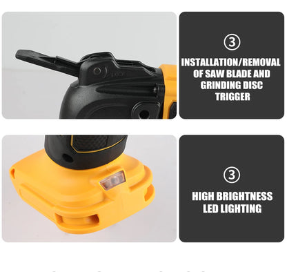 DEWALT DCS356 Brushless Oscillating Multi-Tool Rechargeable Quick Blade Change for Sanding Trimming Grinding Cutting Jobs