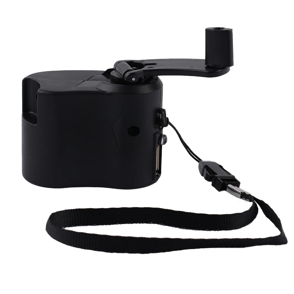 5.5V Hand Crank Phone Charger (USB Cable Not Included)Generator Manual Dynamo Mobile Charge Electric Equipment Parts Tools