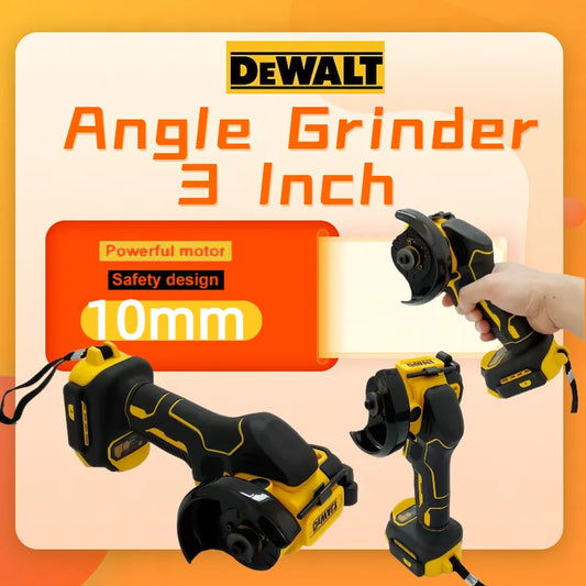 DEWALT Mini 3 Inch Polishing Grinding Machine Cordless Angle Grinder Electric Cutting Power Tools