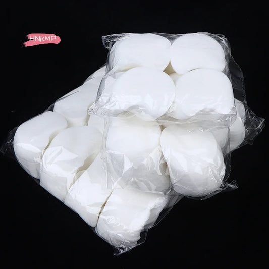 Bulk Pack Disposable Makeup Cotton Pads 60/300/600/1200Pcs Soft Pearl Notched Design Facial Cleansing Remover Pads Cosmetic Tool