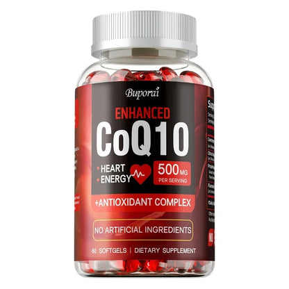 CoQ10 Supplement - Super Absorption, Antioxidant, Good for Heart Health and Energy Production, Coenzyme Q10 Vitamin