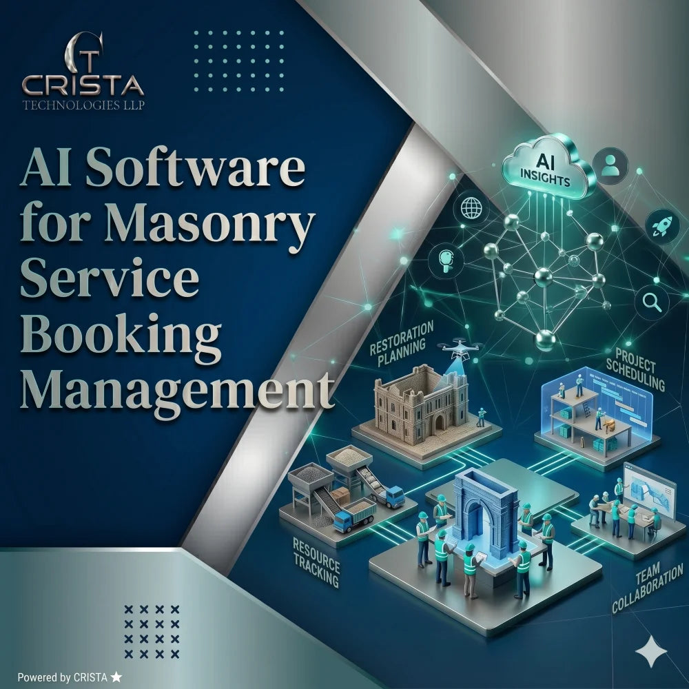 AI Software for Masonry Service Booking Management Shopify WordPress Plugin Website Design Mobile Application AI ERP Software