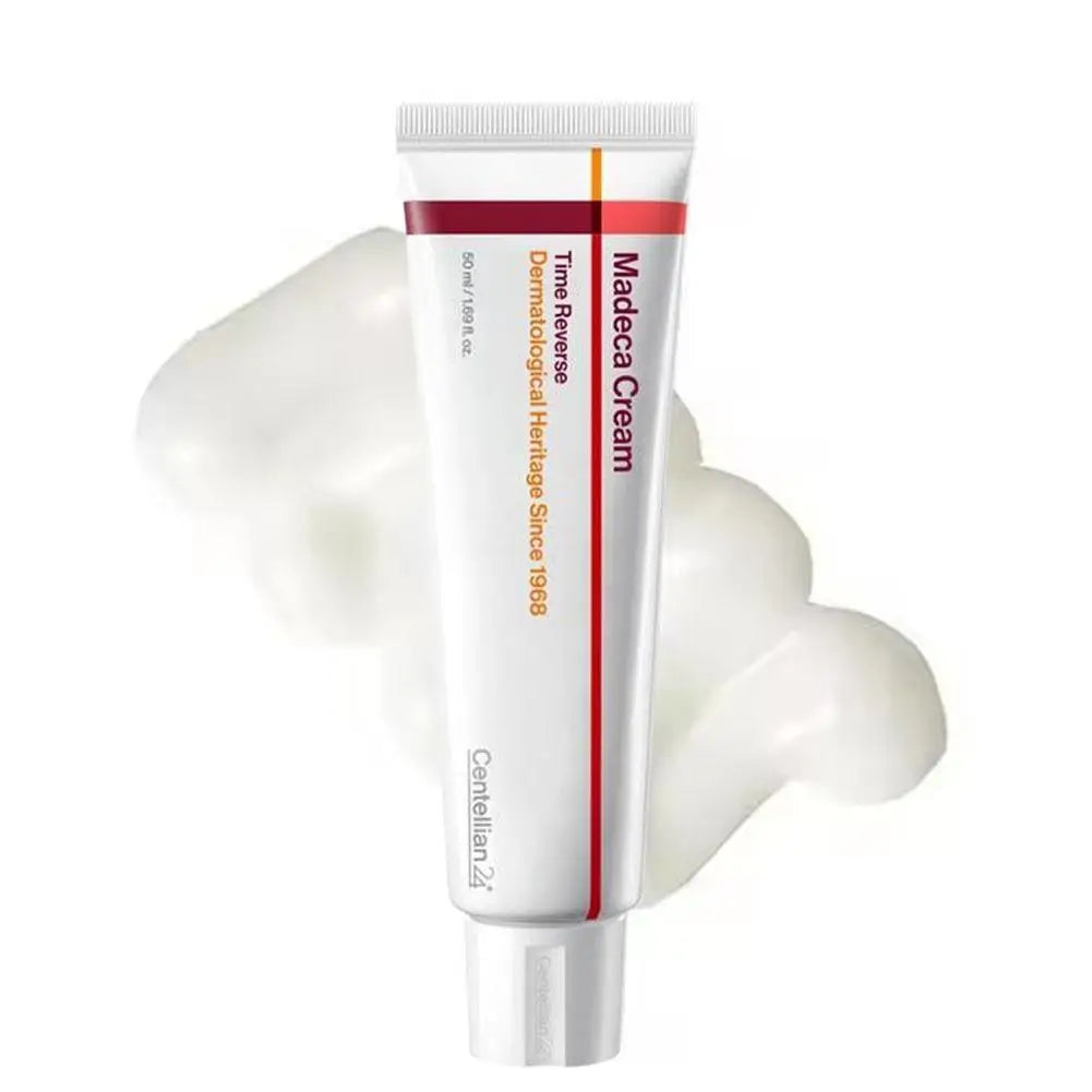 Korea Madeca Cream Time Reverse Moisturizer Long Lasting Hydration Dry Skin Daily Skincare Barrier Repair Reduce Wrinkles Lift