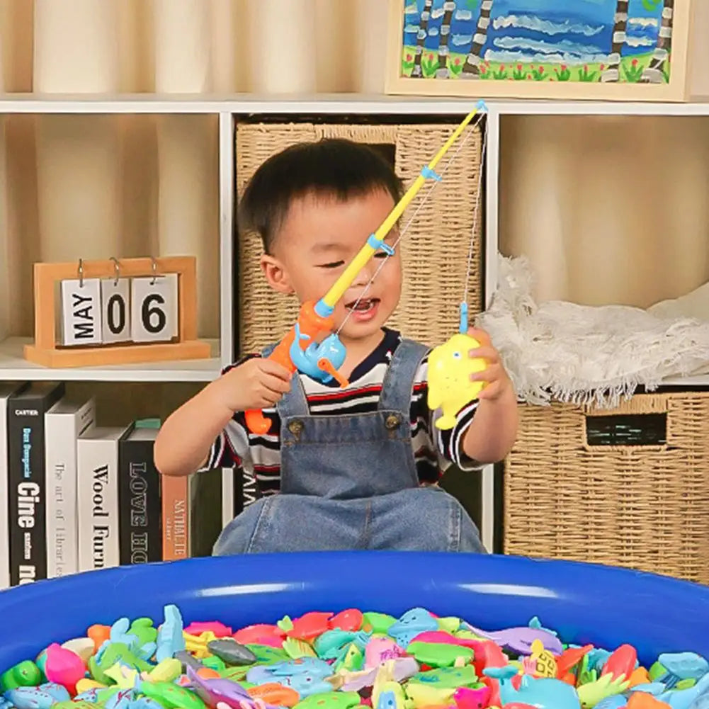 Children Bathtub Fishing Toy Swimming Bathing Pool Water Floating Fish Toy Parent-child Interactive Toys Game Children Toys new