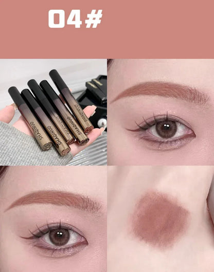Natural Dyeing Eyebrow Cream Waterproof Berry Pink Brown Tint Eyebrow Mascara Eyes Makeup Long-lasting Brow Enhacer Gel Cosmetic