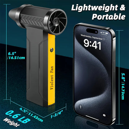 800000 RPM Brushless 10000mAh Motor Electric Air Blower  High-Speed Turbo Violent Fan Rechargeable Powerful Dust Blower