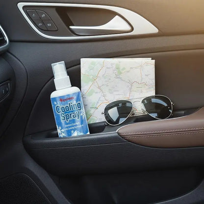 50/100ml Portable Instant Car Cooling Spray Fast Temperature Reduction Long Lasting Freshness For Hot Summer Car Interior Use