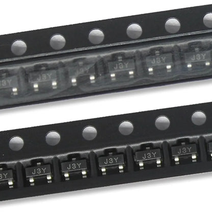 50PCS SMD Transistor Assortment Kit (S8050/S8550/SS8050/SS8550/S9012-S9018) SOT-23 Packagefor DIY Electronics, Arduino,Raspberry
