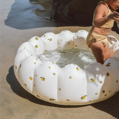 Inflatable Kiddie Pool Blow Up Paddling Pool Portable Children Water Swimming Pool For Infants Kids Toddlers Round Pools