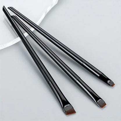 4pcs Blade Makeup Brushes Angled Thin Eyebrow Brush Flat Fine Eyeliner Brush Professional Liner Brow Make Up Tools