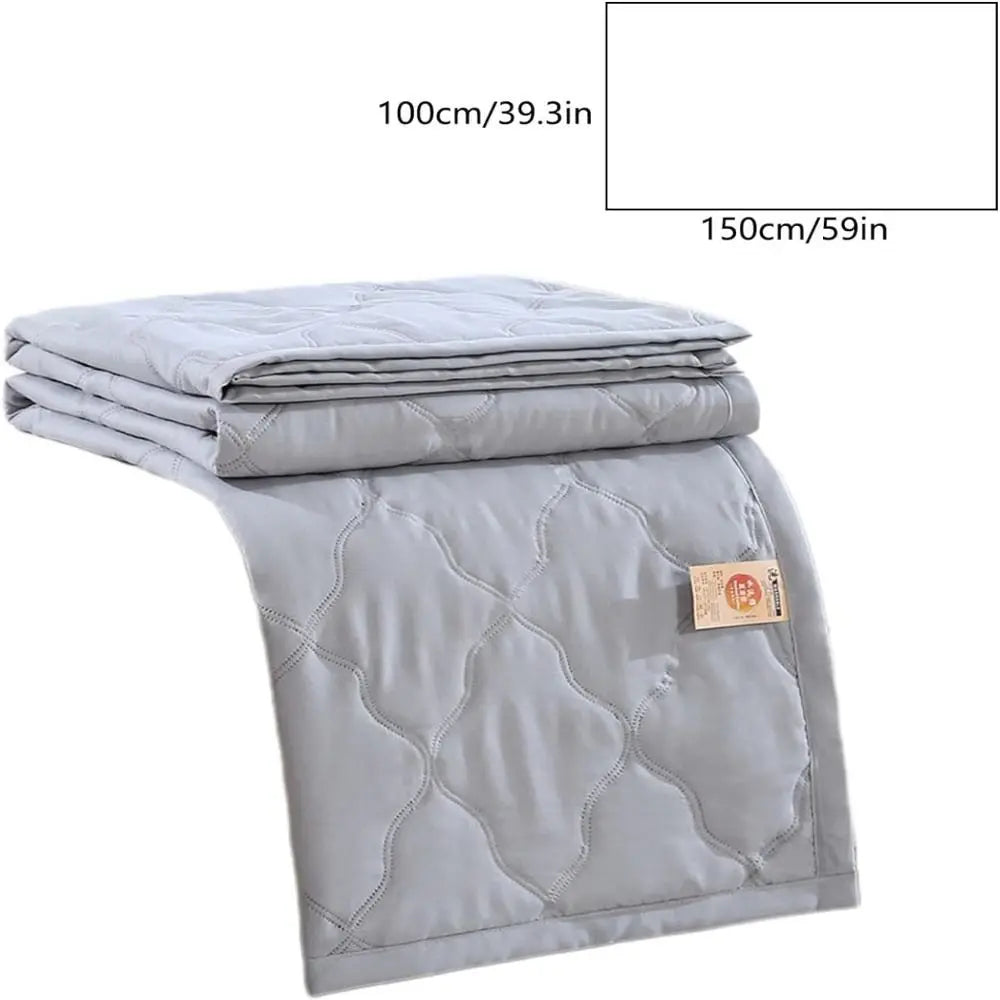 Summer Cooler Quilt Conditioning Quilt Double Sided Cold Effect Blanket Cooler Fiber Heat-dissipating Quilt Skin-Friendly Washed