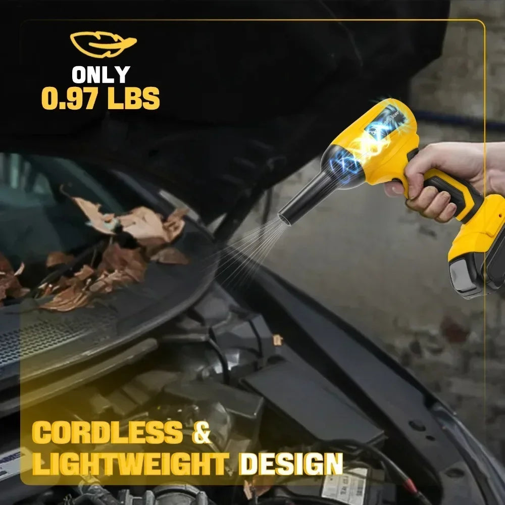 Power Tools Accessories Brushless Electric Turbo Jet Gun for Dewalt 20V Batteries Handheld Fan Computer Keyboard Cleaning Tools