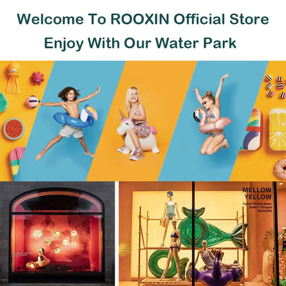 Rooxin Baby Swimming Ring Pool Floats for Adult Child Swim Tube Water Play Equipment Inflatable Buoys Swimming Armbands