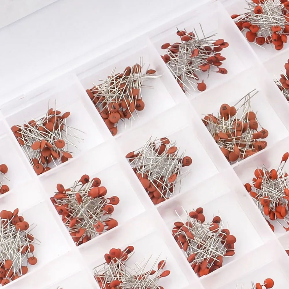 300/960pcs Ceramic Capacitors Kit 2pF-0.1uF Electronic Components Package Capacitor Assorted Samples Diy Kit