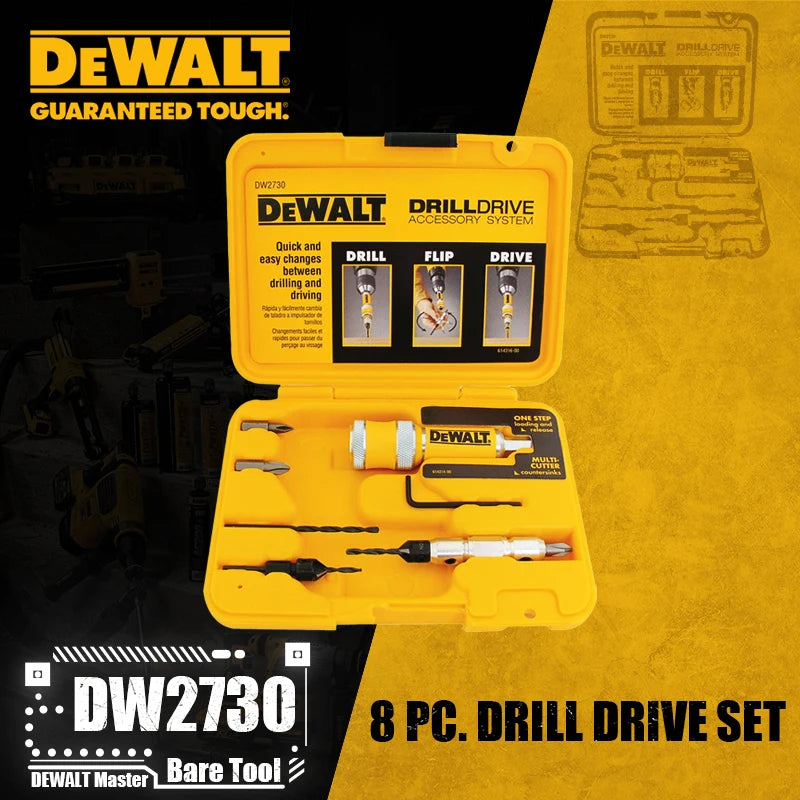 DEWALT DW2730 8 PC Drill/Drive Kit Power Tool Accessories Woodworking