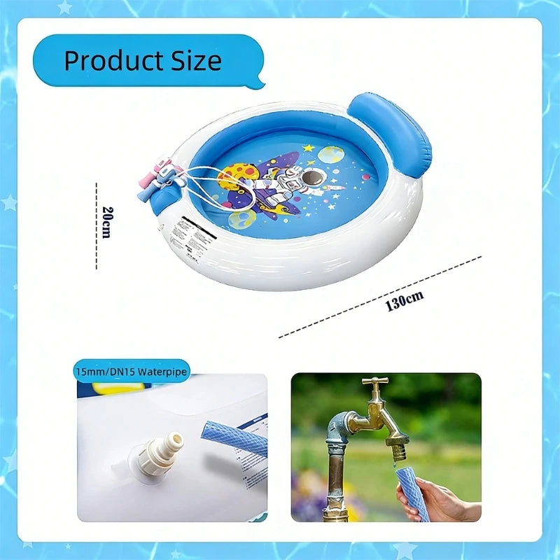 Premium PVC Childrens Play Pool Durable Water Fun For Backyard And Beach Enjoyment A2UB