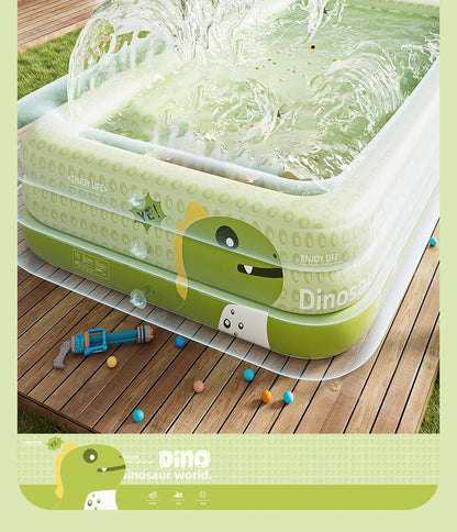 Children's Inflatable Swimming Pool PVC Home Outdoor Large Family Pool Thickened Plastic Adult Paddling Pools Garden Water Games