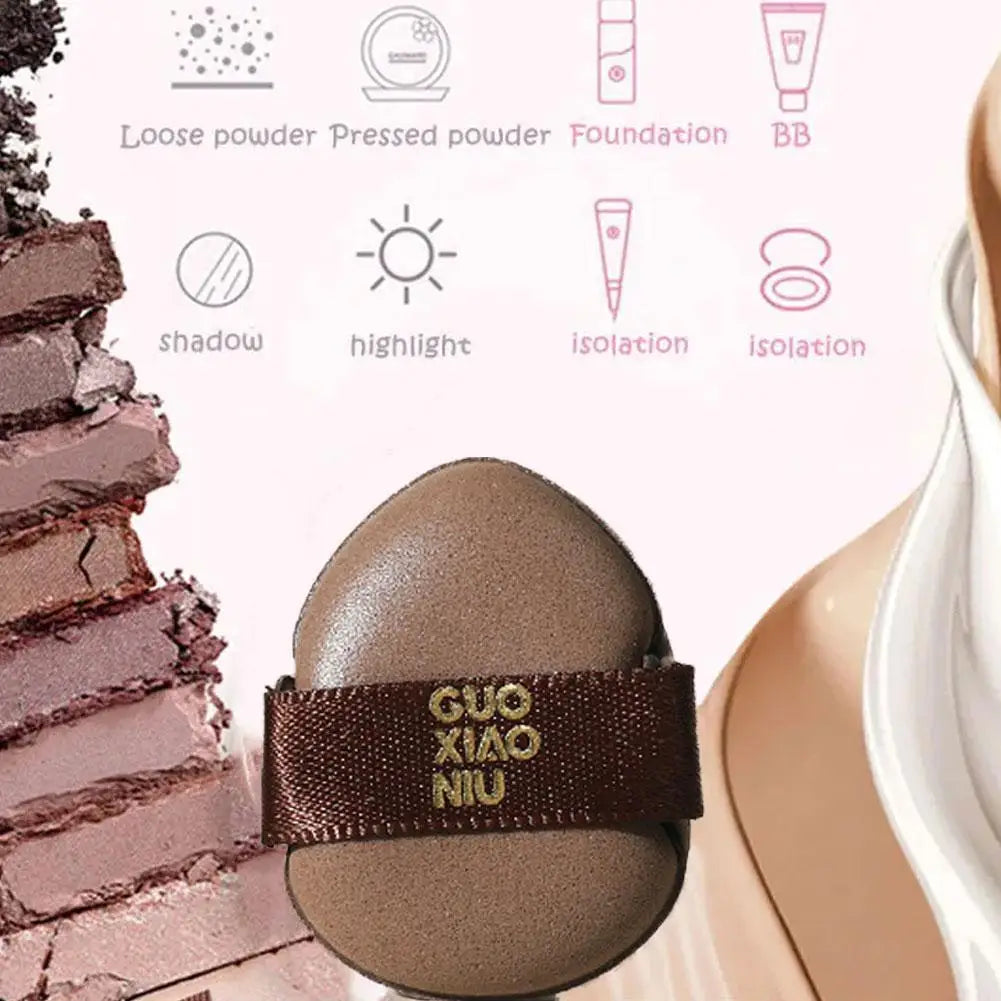 Chocolate Cookies Powder Puff Facial Makeup Sponge Soft Velvet Cosmetics Puff Mixer Beauty Foundation Make-Up Sponge Makeup