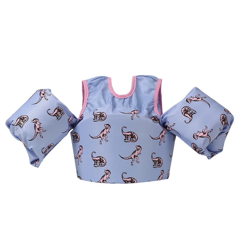 Swim Vest for Kids, Toddler Pool Floaties, Children Swimming Vest with Adjustable Strap, Swim Jacket Water Wing Arm Float Beach