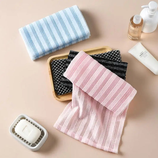 Japanese Exfoliating Bath Towel Ultra-Long Shower Scrubber for Back Antibacterial Foam Washcloth Multi-Use for Shower Skincare