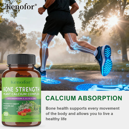 Calcium and Magnesium Supplements - for Bone Health, Nerve and Muscle Regulation, Improved Sleep, and Blood Pressure Regulation