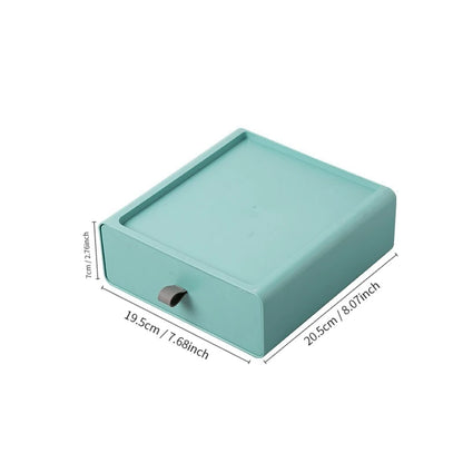 Plastic Storage Box Drawer Style Desktop Storage Box Storage Box Office Desk Shelf  Drawers Storage Box Makeup Organizer Storage