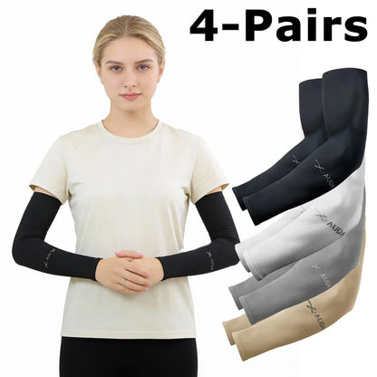 Summer Cooling Arm Sleeves Flexible Design Moisture-wicking Function