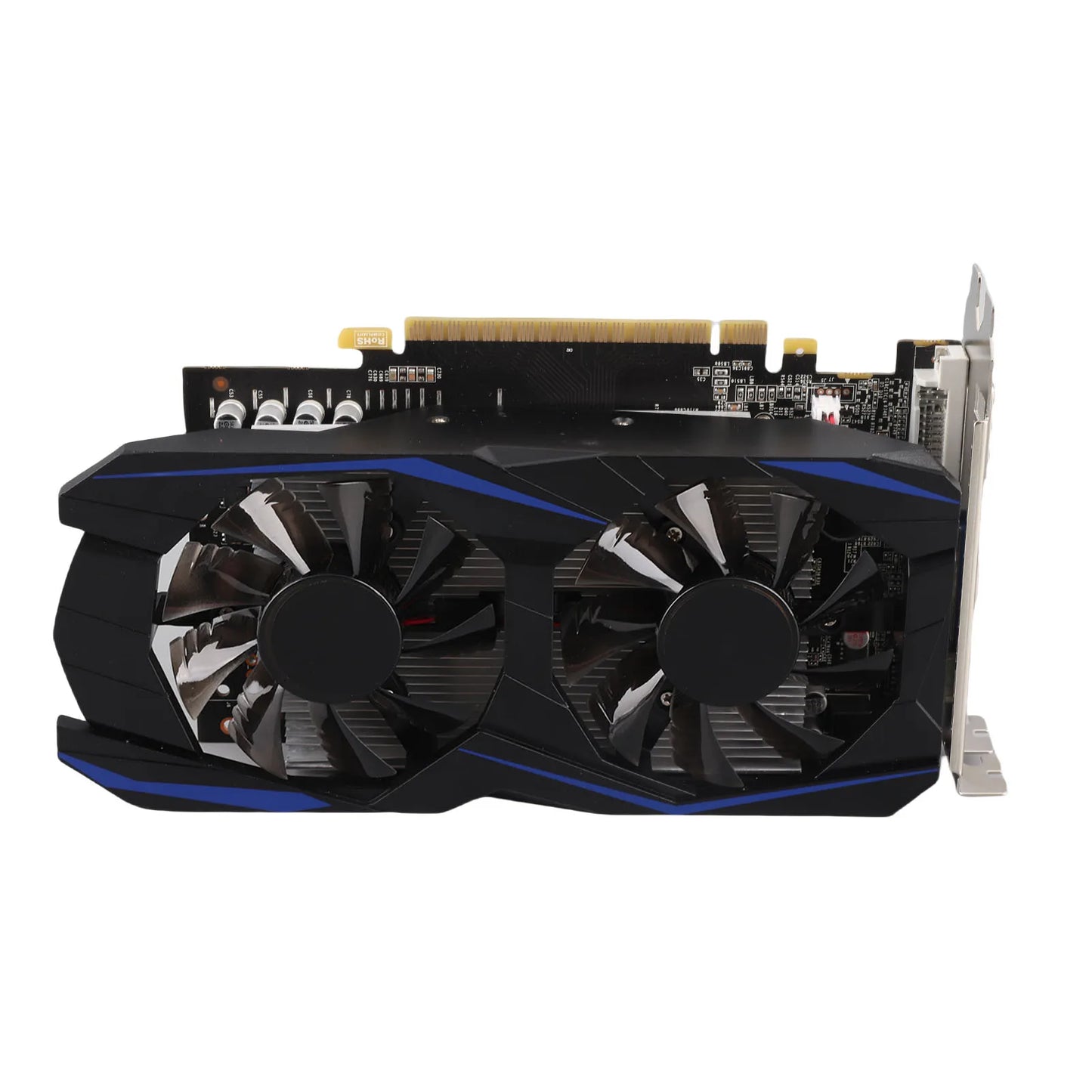 Computer Graphics Card Good Performance Low Noise Graphics Card Small Size 128bit  Bit Width for Dual Fan Desktop Computer