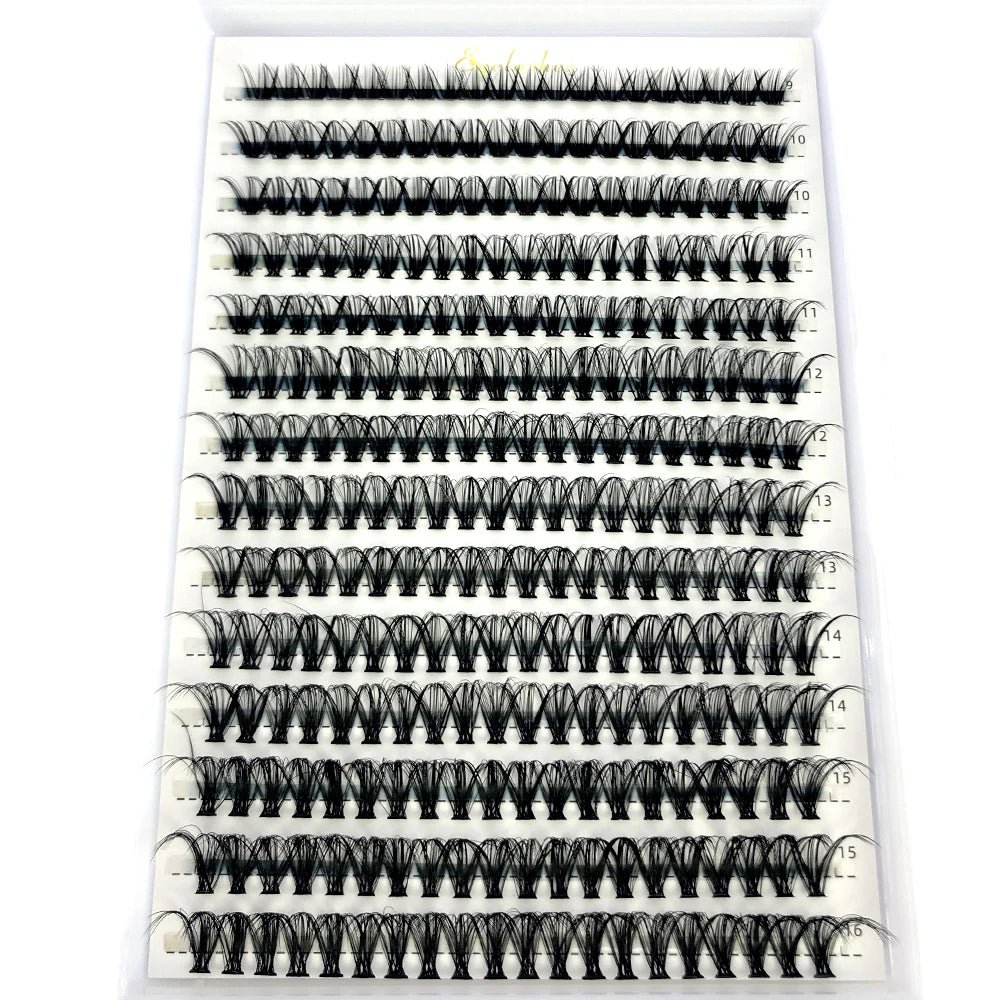AMSDCN 100/280 clusters 30D 40D 60D 80D curly eyelashes naturally soft DIY makeup false eyelashes