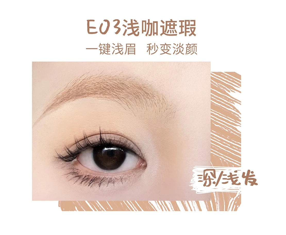 HYNTOOR Eyebrow Dyeing Cream Concealer Waterproof Shaping Wild Eyebrow Non-fading Esy to Apply Eye Brow Tint Enhancers Makeup