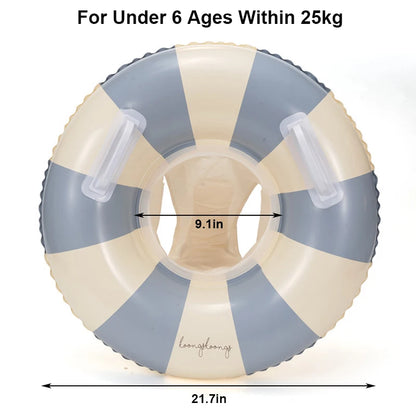 Rooxin Pool Float Swim Ring Tube Inflatable Swimming Seat Floating Ring Swimming Circle Beach Water Play Equipment