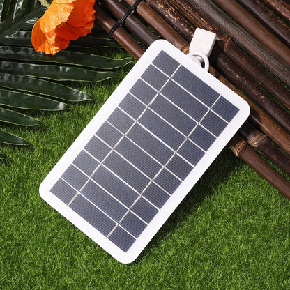 5V 2W Solar Panel Output USB Outdoor Portable Solar System Mobile Phone Chargers