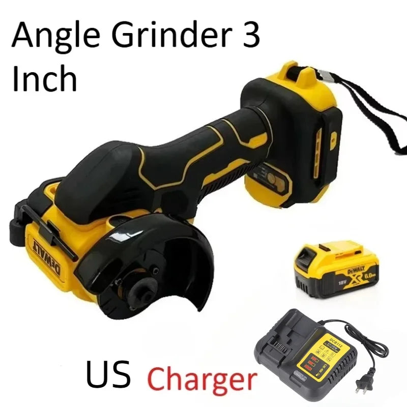 DEWALT 20V Cordless  Angle Grinder Cutting Machine Grinding Polishing Machine Electric Diamond Cutting Grinder Power Tools
