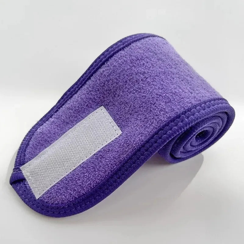 Fashion Women Wide Hairband Adjustable Makeup Wash Face Toweling Hair Wrap Headbands Face Washing Yoga Hair Make Up Accessories
