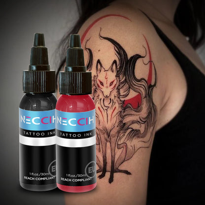 30ML Tattoo Ink - Professional Tattoo Ink Long Lasting Color Tattoo Pigment Makeup Works for Practice Tattoo Supplies
