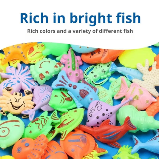 Children Bathtub Fishing Toy Swimming Bathing Pool Water Floating Fish Toy Parent-child Interactive Toys Game Children Toys new