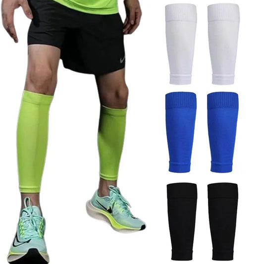 Compression Leg Sleeves Calf Socks Sports Knee Support Sweat Absorbing Anti-Friction Shin Guard for Football