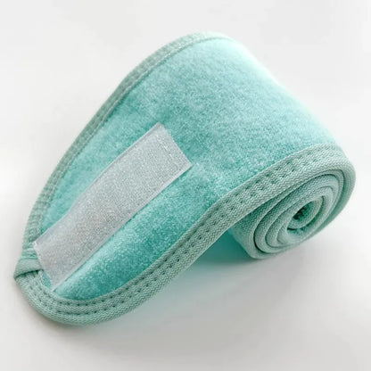Fashion Women Wide Hairband Adjustable Makeup Wash Face Toweling Hair Wrap Headbands Face Washing Yoga Hair Make Up Accessories