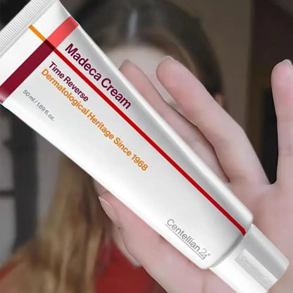 Korea Madeca Cream Time Reverse Moisturizer Long Lasting Hydration Dry Skin Daily Skincare Barrier Repair Reduce Wrinkles Lift