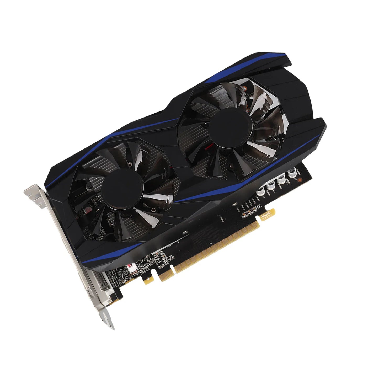 Computer Graphics Card Good Performance Low Noise Graphics Card Small Size 128bit  Bit Width for Dual Fan Desktop Computer