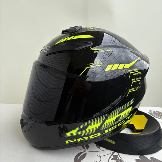 Full Face Motorcycle Helmet Men Women DOT Winter Safety Anti-Fog Waterproof Riding Motorbike Helmet Casco Motocross