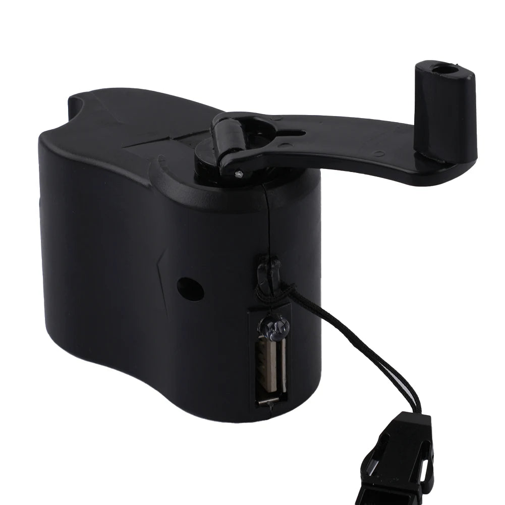 5.5V Hand Crank Phone Charger (USB Cable Not Included)Generator Manual Dynamo Mobile Charge Electric Equipment Parts Tools