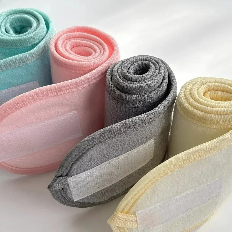 Fashion Women Wide Hairband Adjustable Makeup Wash Face Toweling Hair Wrap Headbands Face Washing Yoga Hair Make Up Accessories