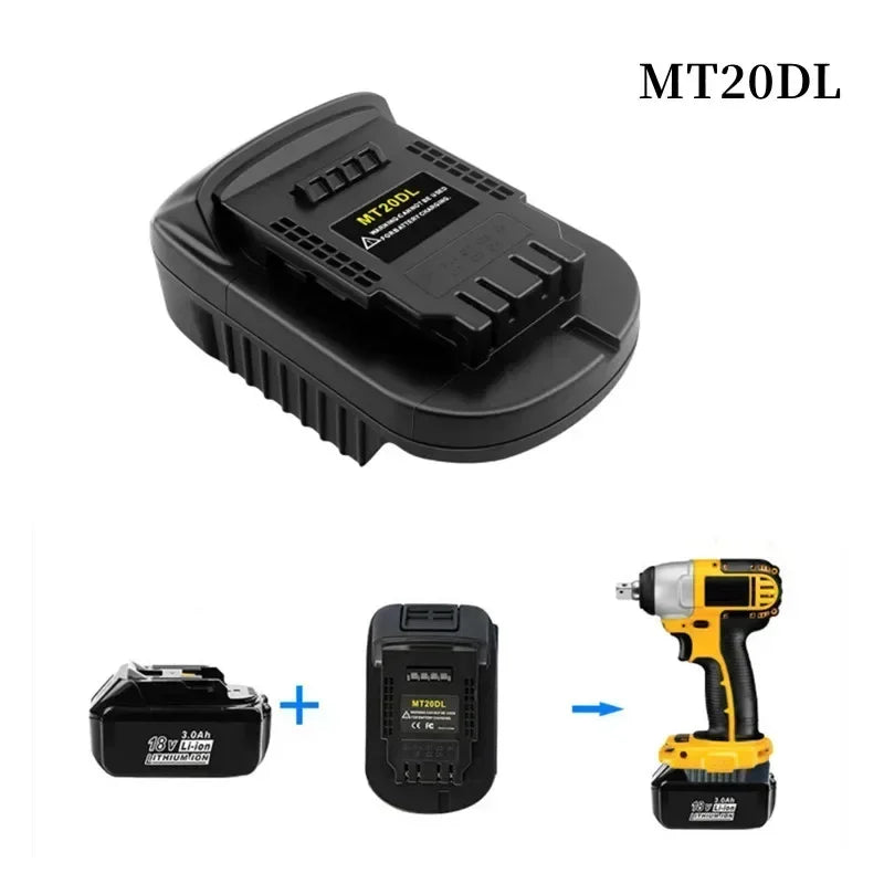 For Converting Makita Batteries To Dewalt Bl1830 Bl1860 Bl1815 Lithium-Ion Batteries for Dewalt Tools MT20DL Battery Converter